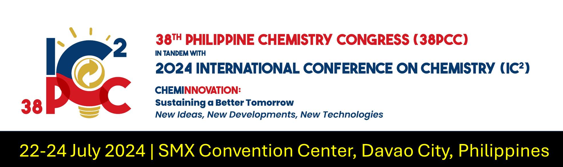 38th Philippine Chemistry Congress (38PCC) and 2024 International Conference on Chemistry (IC2)